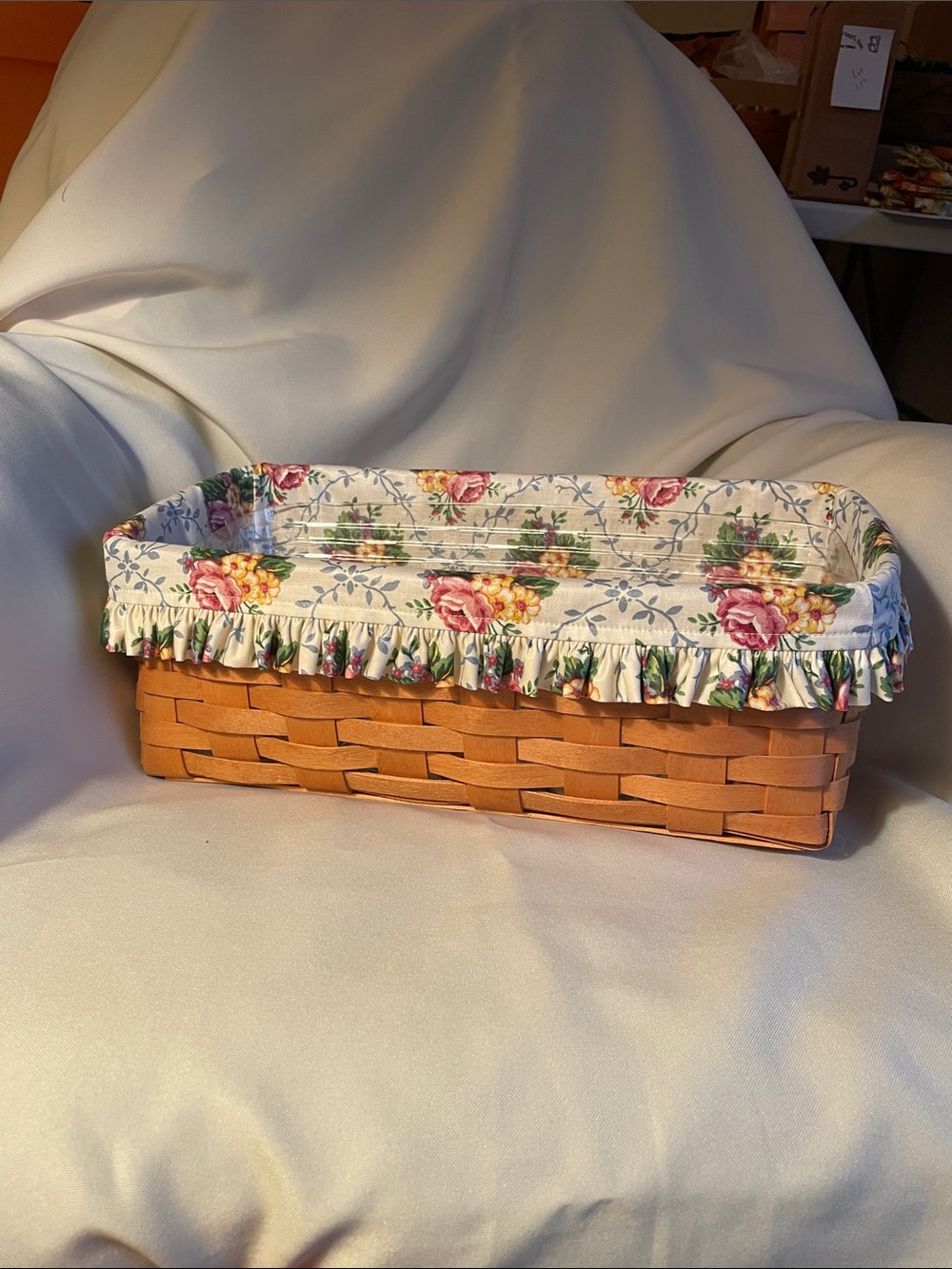 Longaberger vanity basket